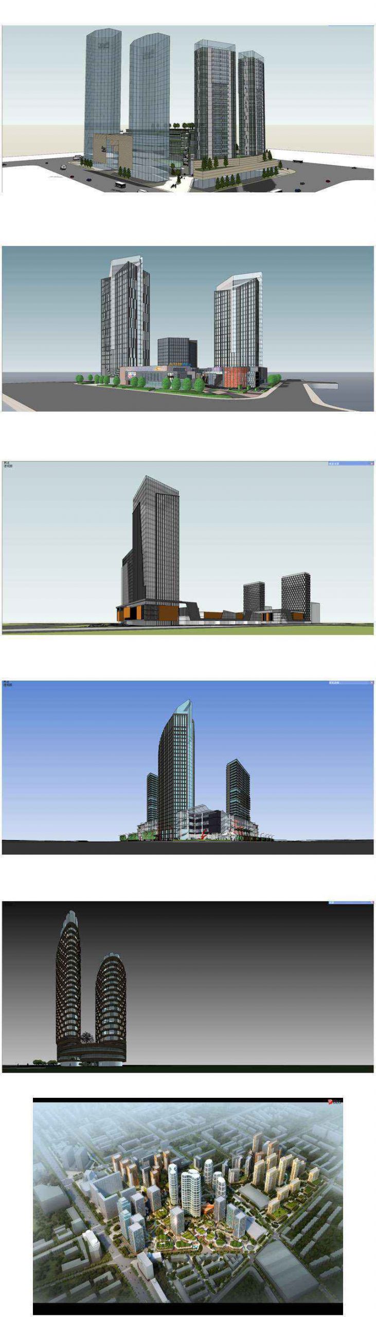 ★Best 25 Types of Mix Commercial,Residential Building Sketchup 3D Models Collection - Image 6