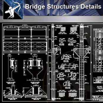 【Architecture CAD Details Collections】Design of Bridge Structures CAD Details