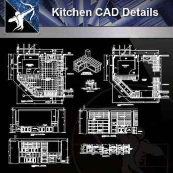 【Architecture CAD Details Collections】Kitchen CAD Detail and Design