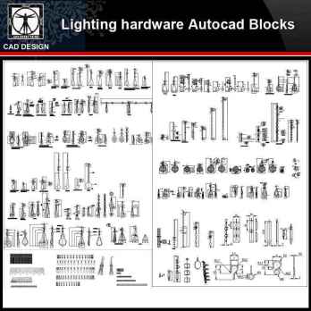 ★【Various of Lighting hardware Autocad Blocks】-All kinds of Lighting Autocad Blocks Collection