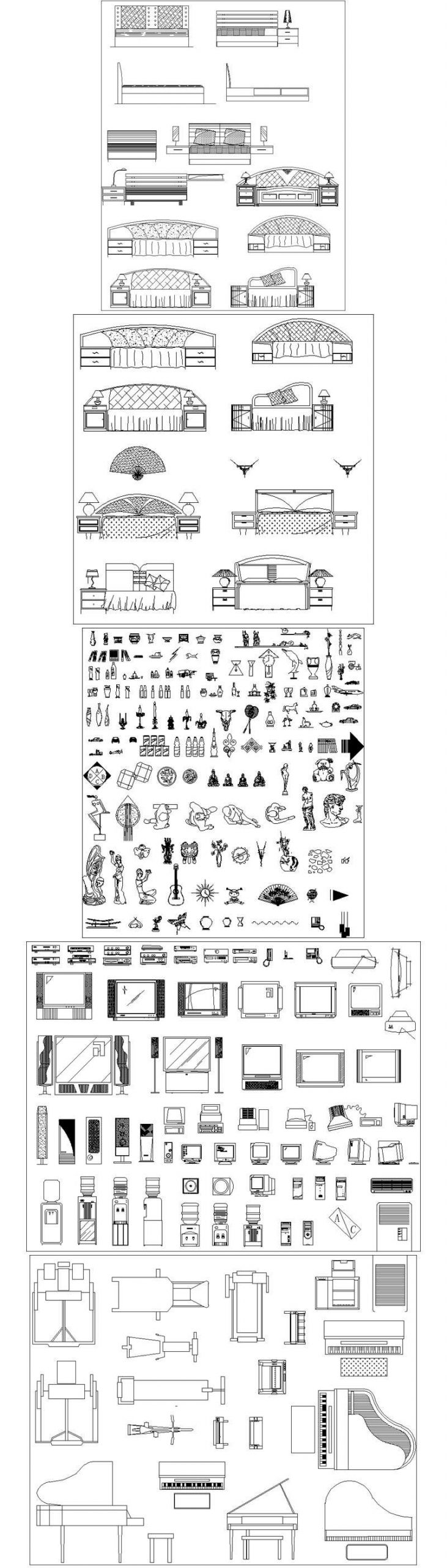 ★【Full Autocad Blocks Collections】All kinds of CAD Blocks Bundle - Image 5