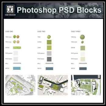 ★【 PSD Landscape Design Elements -Landscape Design Templates V1】