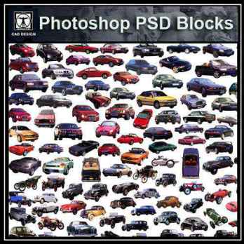 ★【 PSD Landscape Blocks-All Car PSD Blocks Download V1】