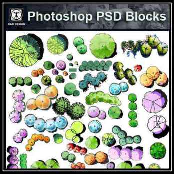 ★【 Hand painted PSD Landscape Blocks 】PSD Landscape Blocks V2