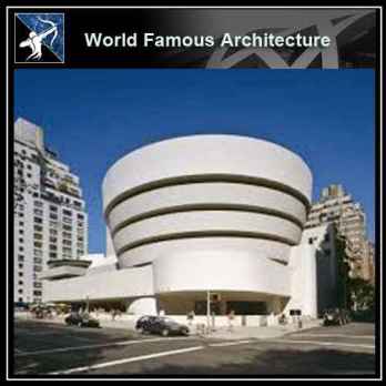 💎【Famous Architecture Projects】Guggengeim museum CAD 3D Drawing