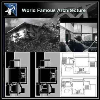 💎【Famous Architecture Projects】Sotavento house CAD Drawing