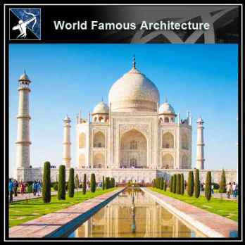💎【Famous Architecture Projects】Taj mahal 3d CAD Drawing