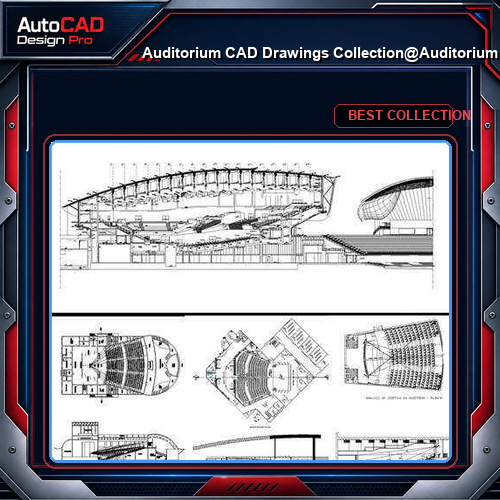 ★【Auditorium CAD Drawings Collection】@Auditorium Design,Autocad Blocks,AuditoriumDetails,Auditorium Section,Auditorium elevation design drawings