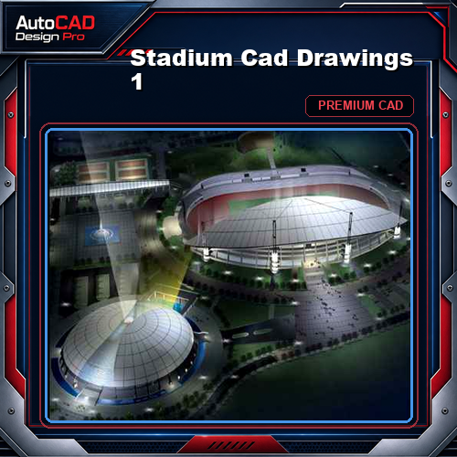 Stadium Cad Drawings 1