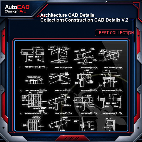 【Architecture CAD Details Collections】Construction CAD Details V.2