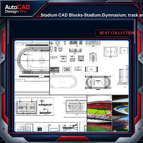 ★【Stadium CAD Blocks-Stadium,Gymnasium, track and field, playground, sports hall】@basketball court, tennis court, badminton court, long jump, high jump ,CAD Blocks,Autocad Blocks,Drawings,CAD Details