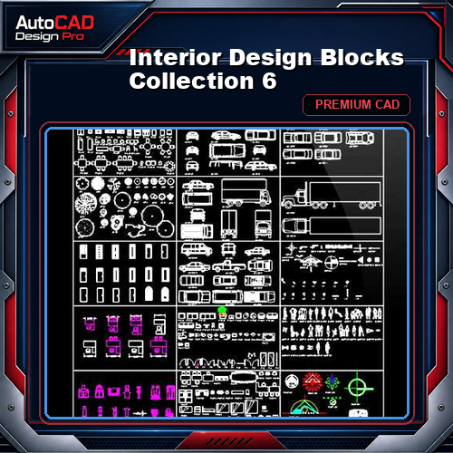 Interior Design Blocks Collection 6