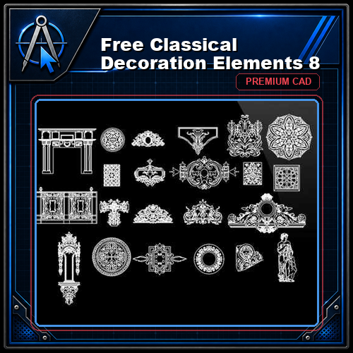 Free Classical Decoration Elements 8