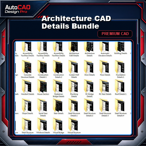 ★【Architecture CAD Details Bundle】