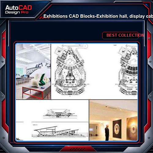 ★【Exhibitions CAD Blocks-Exhibition hall, display cabinet, display stand, exhibition design】@CAD Blocks,Autocad Blocks,Drawings,Details