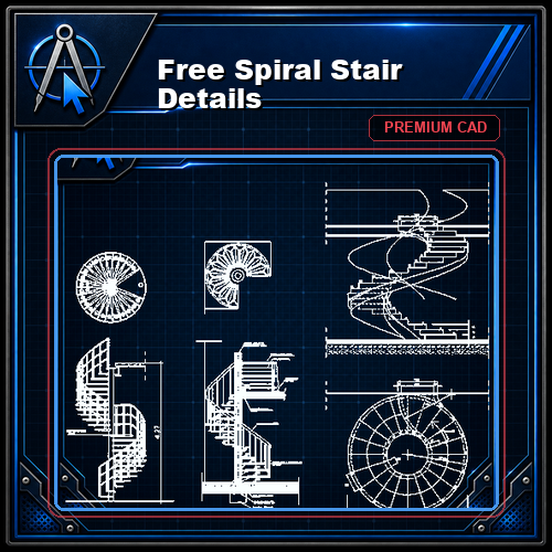 Free Spiral Stair Details