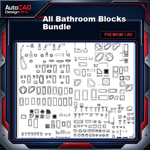 All Bathroom Blocks Bundle