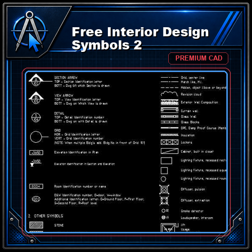 Free Interior Design Symbols 2