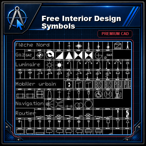 Free Interior Design Symbols