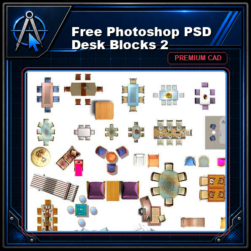 Free Photoshop PSD Desk Blocks 2
