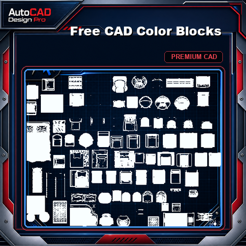Free CAD Color Blocks
