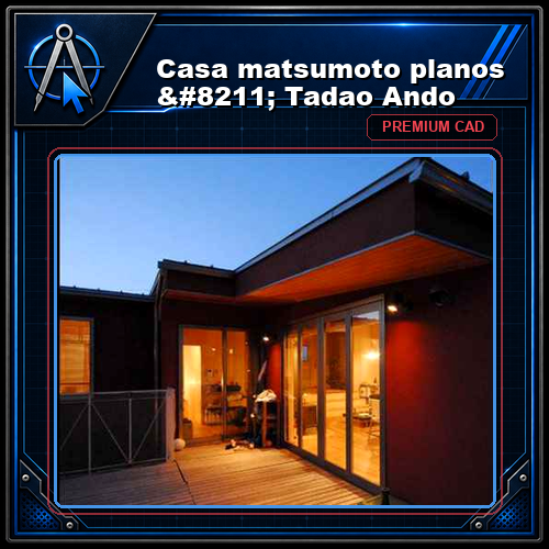 Casa matsumoto planos - Tadao Ando