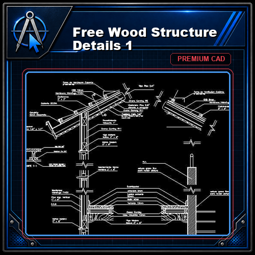 Free Wood Structure Details 1