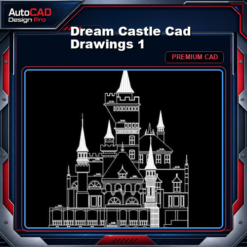 Dream Castle Cad Drawings 1