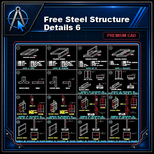 Free Steel Structure Details 6