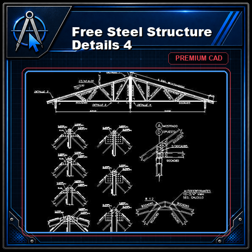 Free Steel Structure Details 4