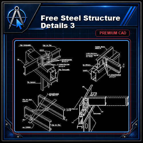 Free Steel Structure Details 3