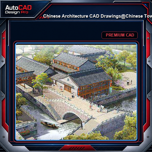 ★【Chinese Architecture CAD Drawings】@Chinese Tower Drawings,CAD Details,Elevation