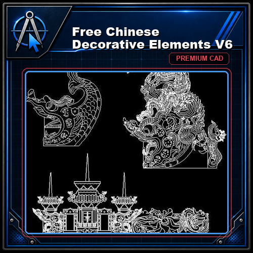 Free Chinese Decorative Elements V6