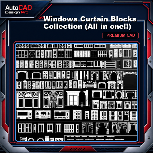 Windows Curtain Blocks Collection (All in one!!)