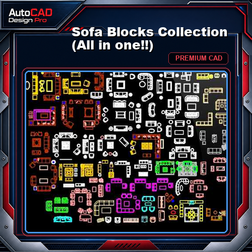 Sofa Blocks Collection (All in one!!)