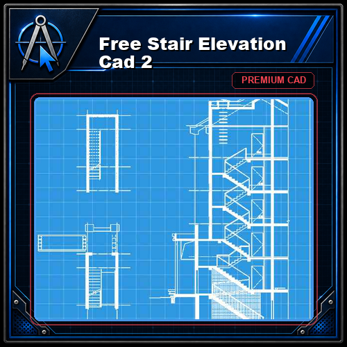 Free Stair Elevation Cad 2