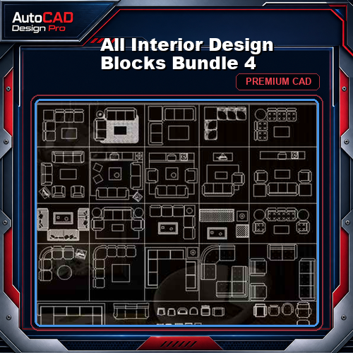 All Interior Design Blocks Bundle 4