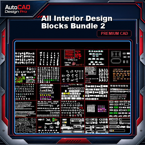 All Interior Design Blocks Bundle 2