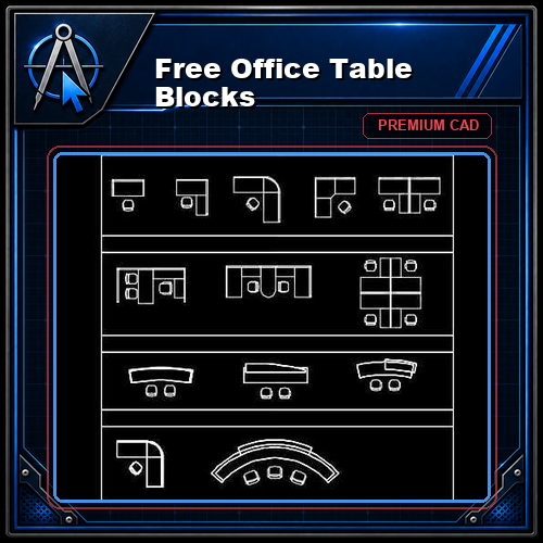 Free Office Table Blocks