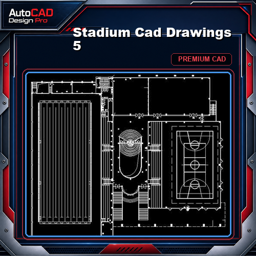 Stadium Cad Drawings 5