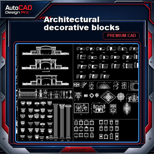 Architectural decorative blocks
