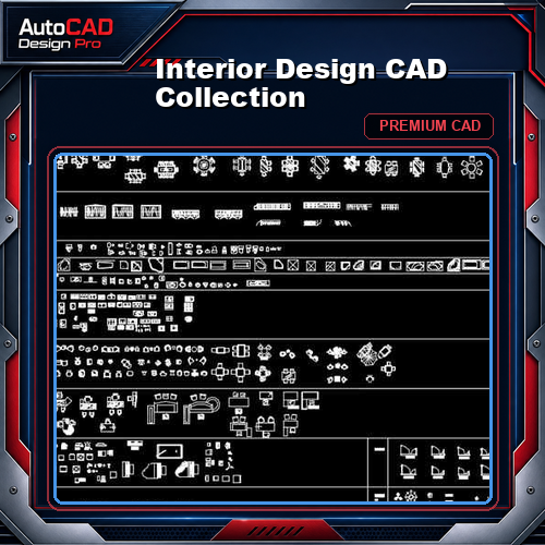Interior Design CAD Collection