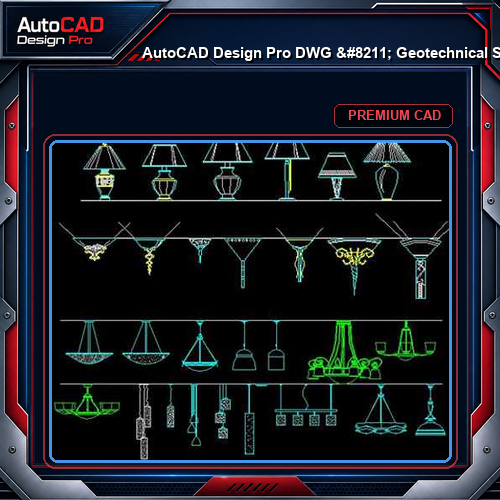 AutoCAD Design Pro DWG - Geotechnical Site Investigation Log | Free Download