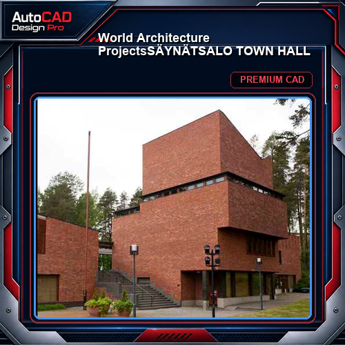 💎【World Architecture Projects】SÄYNÄTSALO TOWN HALL