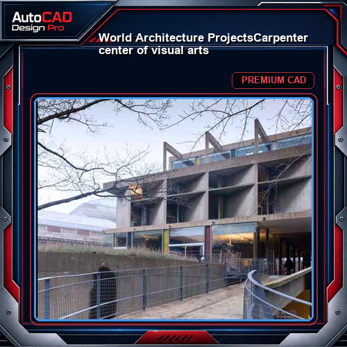 💎【World Architecture Projects】Carpenter center of visual arts