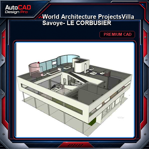 💎【World Architecture Projects】Villa Savoye- LE CORBUSIER