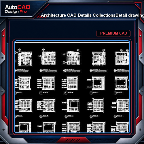 【Architecture CAD Details Collections】Detail drawing of Kitchen Design drawing,CAD Details