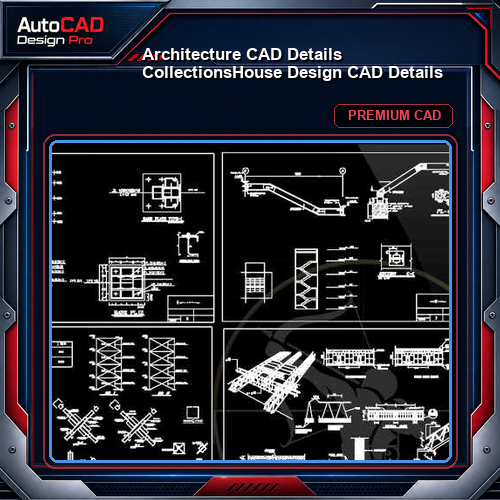 【Architecture CAD Details Collections】House Design CAD Details
