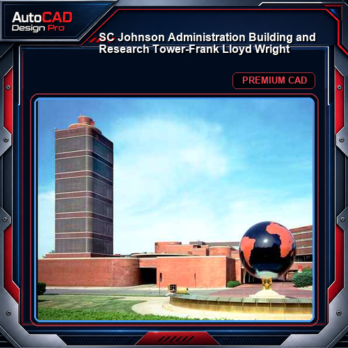 SC Johnson Administration Building and Research Tower-Frank Lloyd Wright
