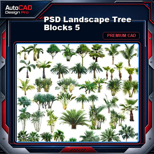 PSD Landscape Tree Blocks 5